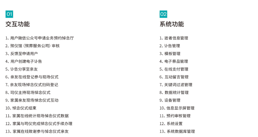 智能悼念设备系统